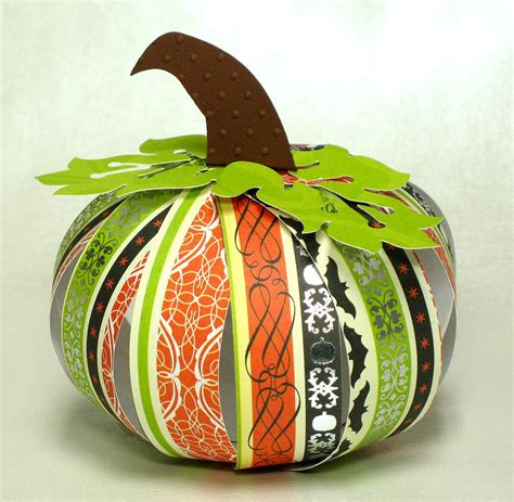 The Paper Boutique How To Make 3 D Pumpkins Using Card Stock And The