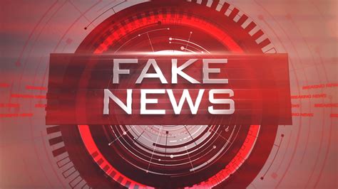 Animation Text Fake News News Intro Graphic Stock Motion Graphics Sbv