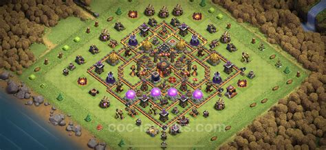 Best Anti Stars Base Th With Link Hybrid Town Hall Level Base