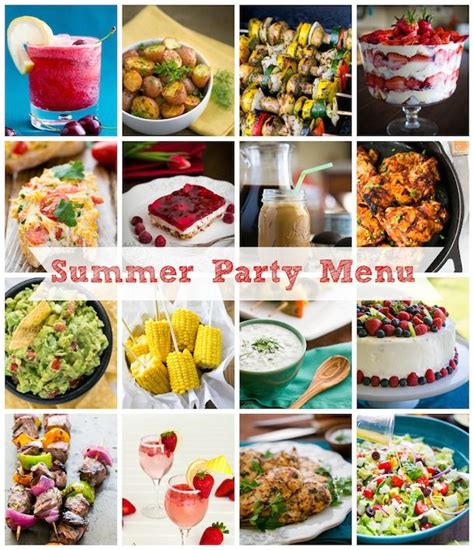 I host roughly one dinner party (for about 6 guests, plus my roommates) each week. Summer Party Menu Ideas | Summer dinner party menu, Dinner ...