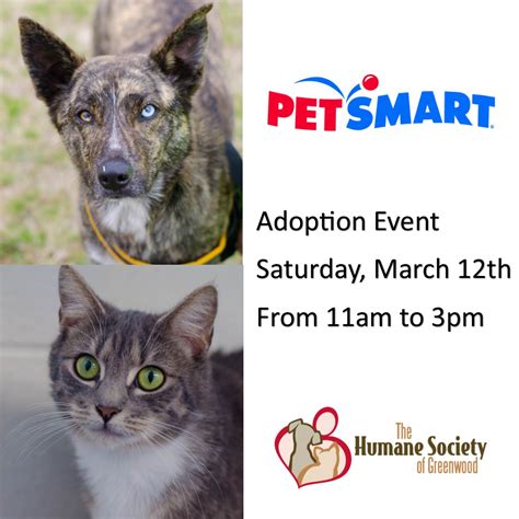Pet wellness center 921 bypass 225 s greenwood sc 29646. Adoptable Dogs and Cats at Petsmart Saturday, March 12th ...