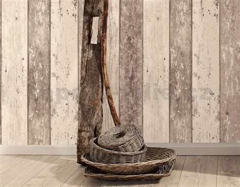 Maybe you would like to learn more about one of these? Vliesové tapety na stenu Wood'n Stone drevené dosky hnedo ...