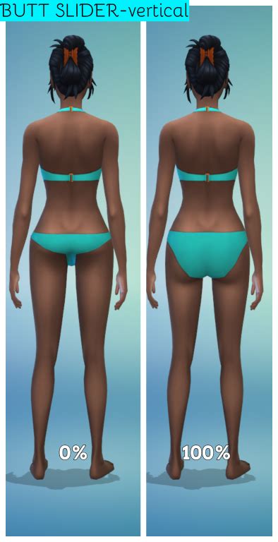 Mod The Sims Extended Butt And Hips Sliders V1 2