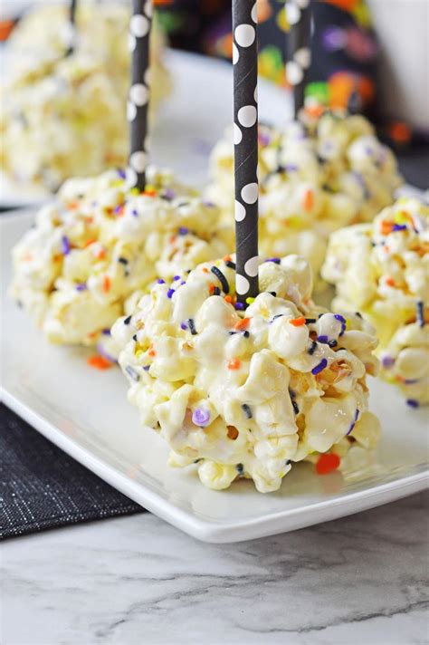 Halloween Popcorn Balls Best Halloween Recipe Easy Party Food