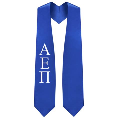 Alpha Epsilon Pi Greek Lettered Stole Graduation Attire