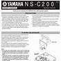 Yamaha Sr-c20a Manual