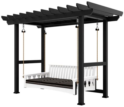Amish Pergola Swing Bed With Dutchcrafters Amish Furniture
