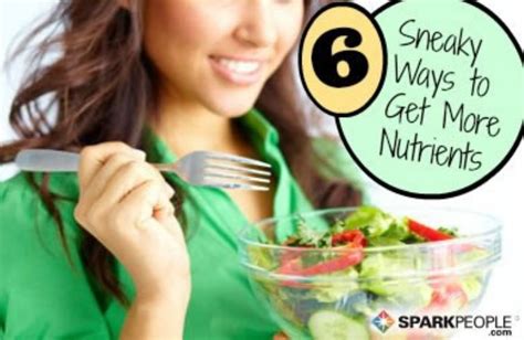 Sneaky Ways To Add More Nutrition To Your Meals Slideshow Sparkpeople