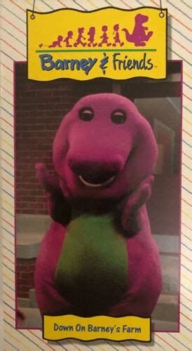 Barney And Friends Down On Barneys Farmvhs 1992timelife Tested Rare