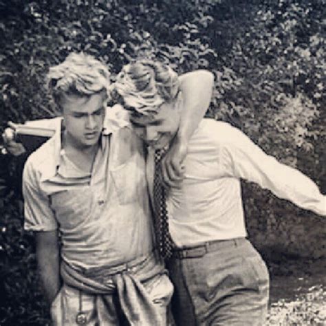 James Dean And Richard Davalos On The Set Of East Of Eden James Dean