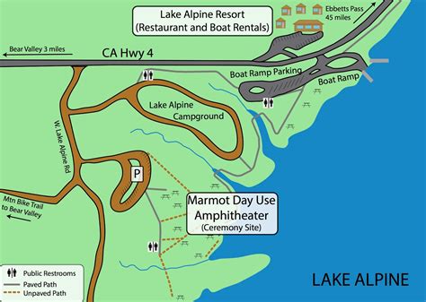 Lake Alpine Campground Map