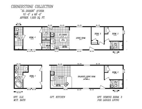 A floor plan is a visual representation of a room or building scaled and viewed from above. 14x40 House Floor Plans | plougonver.com