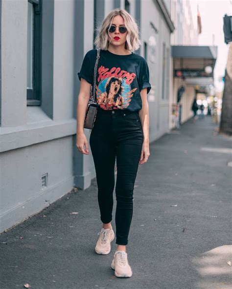 Lian Galliard On Instagram Sucker For Oversized Band Tees 🖤 Band