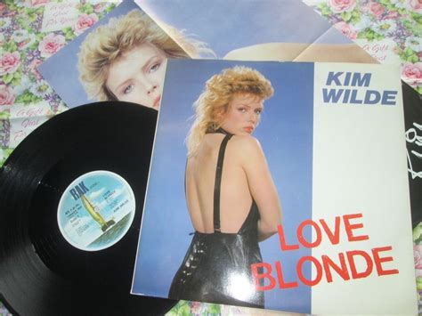 Kim Wilde ‎ Love Blonde Label Rak 12 Raks 360 Uk Vinyl 12inch Single Poster British Music