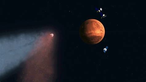 Comet Siding Springs Mars Encounter Created Rare Meteor Shower Cbc News