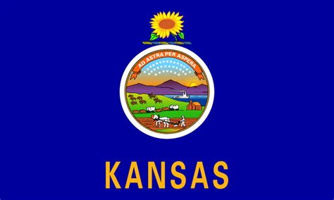 Kansas State Information Symbols Capital Constitution Flags Maps
