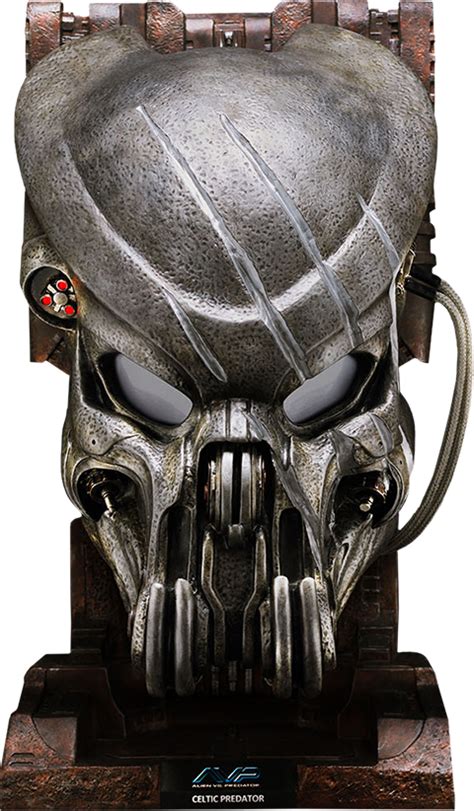 Battle Damaged Celtic Predator Mask Prop Replica by CoolProps 902666