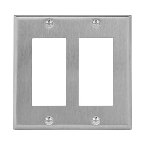 Enerlites 7732 Stainless Steel Decorator Gfci Outlet Wall Plate
