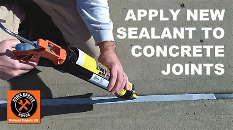 Concrete Expansion Joints Part 2 Apply New Watertight Sealant By Home