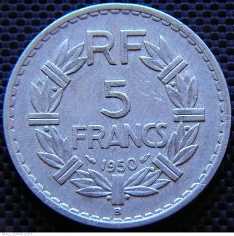 5 Francs 1950 B Fourth Republic 1946 1958 France Coin 28757