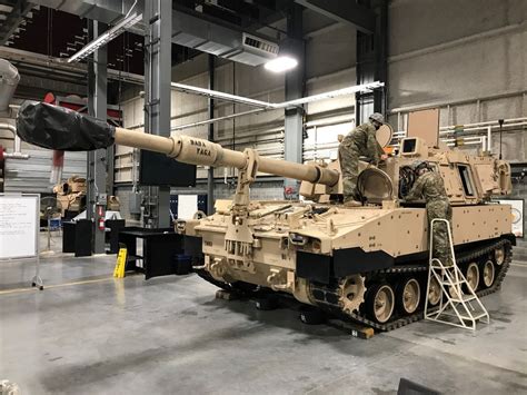 The M109a7 Self Propelled Howitzer Has Arrived At The Ordnance School