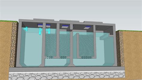 Septicktank Beton Sistem Biofilter 3d Warehouse