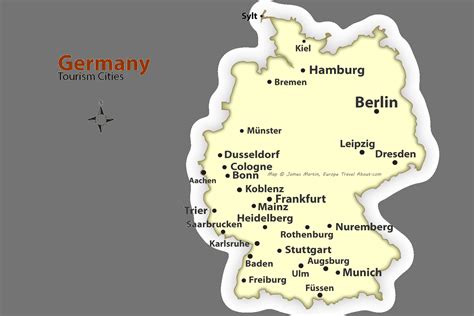 Map location, cities, capital, total area, full size map. Germany Cities: Map and Travel Guide