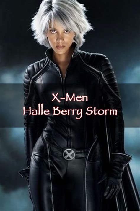 X Men Halle Berry Storm Cosplay Jumpsuit Jacket Costume Halle Berry X