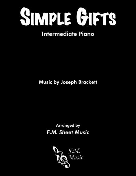 Simple Gifts Intermediate Piano Solo By Joseph Brackett J S Bach
