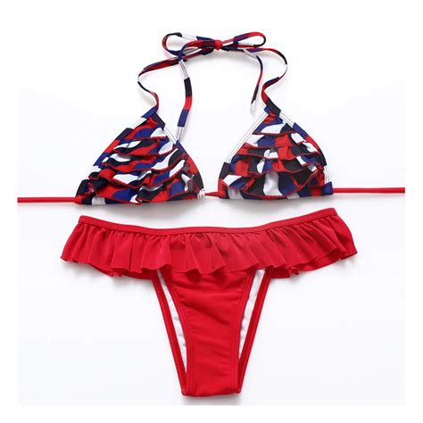 2017 New Coming Floral Type Decpration Women Bikini Set Flower Printed Women Swimwear For Summer
