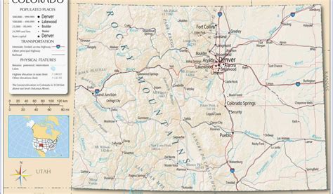 Highway Mile Marker Map Colorado