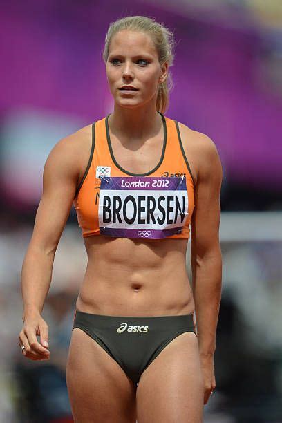 Netherlands Nadine Broersen Competes In The Women S Heptathlon High