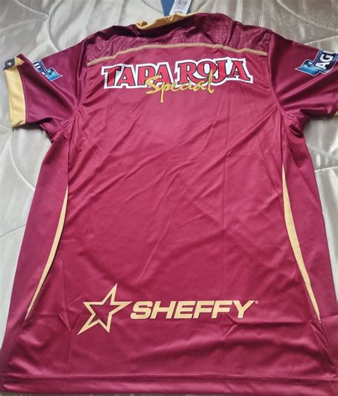 Deportes Tolima Home Football Shirt 2016 Sponsored By Mercacentro