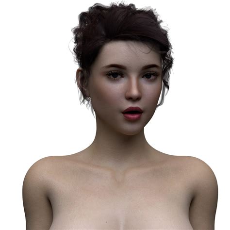 Sexy Woman Nude Realistic Detailed Paulina D Turbosquid