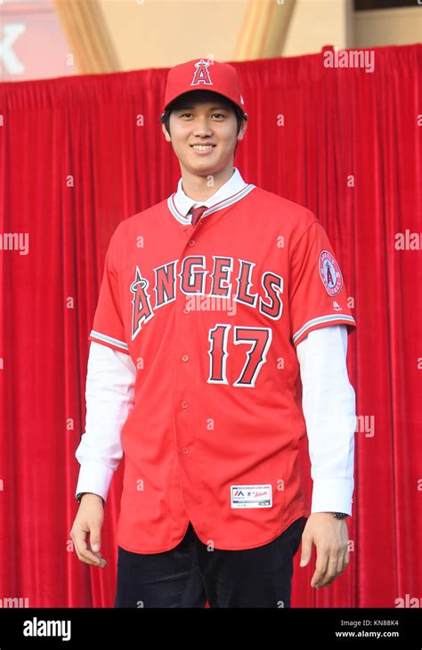 Anaheim California Usa 9th Dec 2017 Shohei Ohtani Angels Mlb
