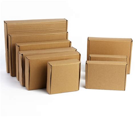 Kraft Paper Brown Carton Box Custom Corrugated Boxes Thickness Mm
