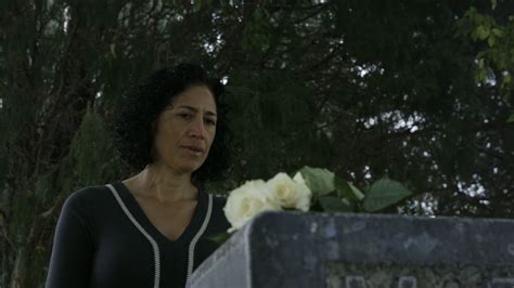 Woman Visits Gravestone At Cemetery Stock Footage Sbv 322394685