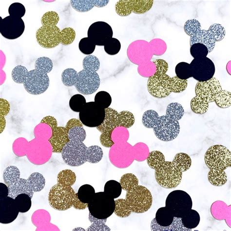 Minnie Mouse Confetti Mickey Party Confetti Disney Table Etsy