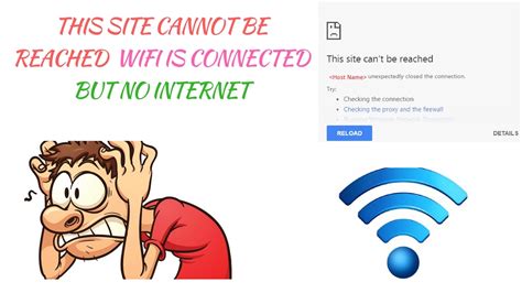 THIS SITE CANNOT BE REACHED CHROME WIFI IS CONNECTED BUT NO INTERNET