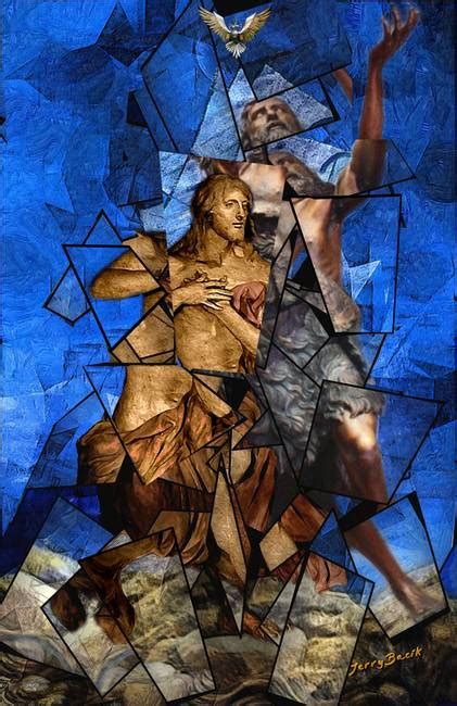 Abstract Painting Of Jesus At Explore Collection
