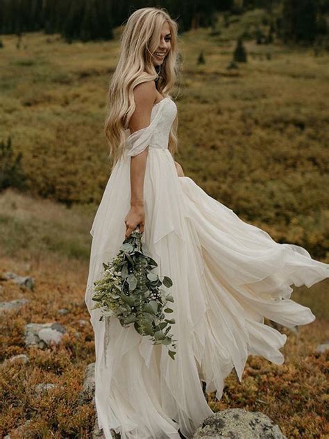 Hochzeitskleider günstig online kaufen mit nachmäßig anfertigung und gümstig preis. A-Linie/Princess-Linie Schulterfrei Chiffon Bodenlang ...
