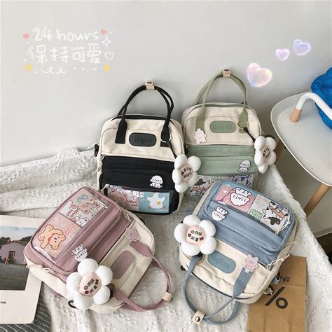 kawaii mini backpack cool backpacks 2021 korean etsy