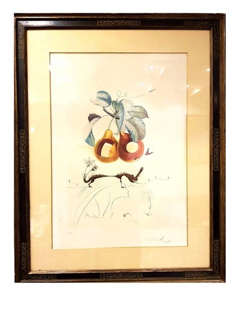Salvador Dalí­ Salvador Dali Fruits With Holes Original Hand
