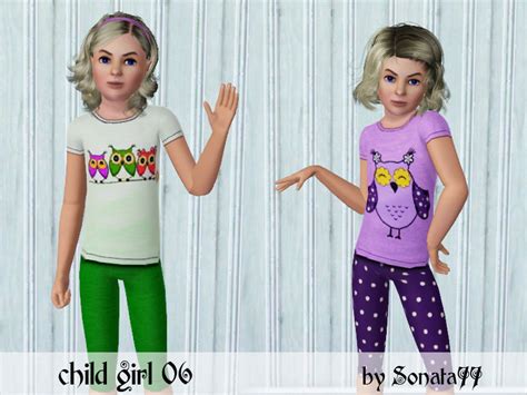 The Sims Resource Sonata77 Child Girl 06