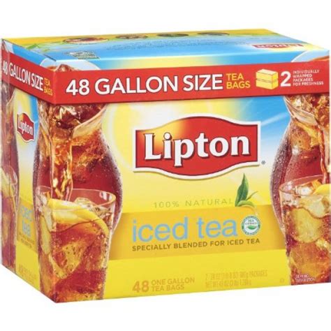 Lipton Iced Tea Bags Gallon Size 48 Ct
