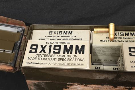 900x 9mm Luger Ammunition 125 Grain Ball Bullets Norinco 9x19mm