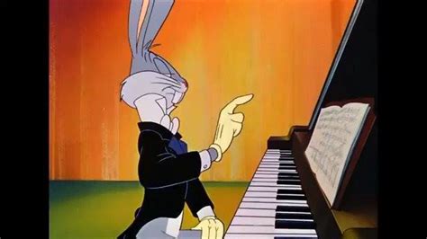 Bugs Bunny The Pianist Artist Weekendmusic Bugs Bunny On The