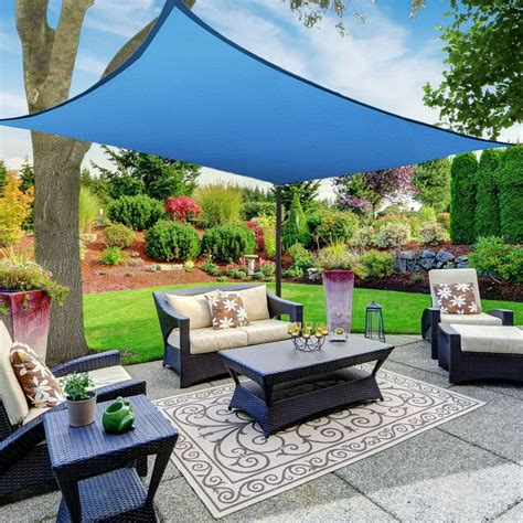 300d Sun Shade Sail Outdoor Garden Waterproof Canopy Patio Cover 160gsm 95 Uv Block Yard Garden