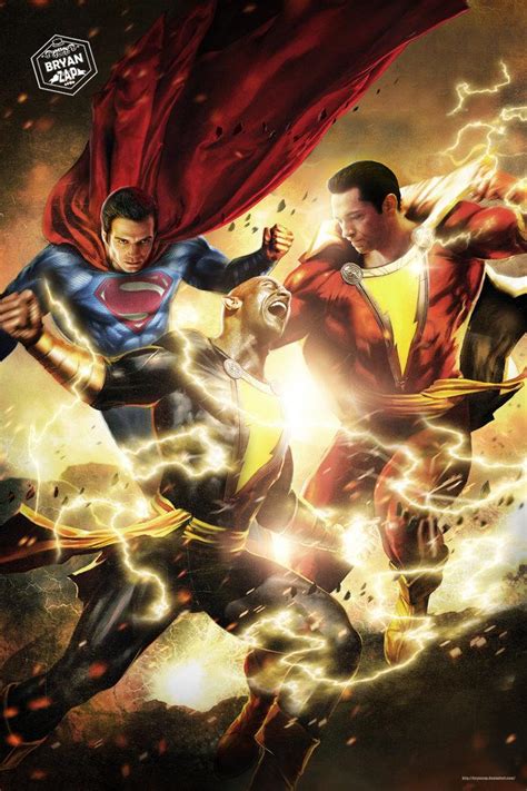 Circa 1200 bc, shazam became a high priest to the pharaoh tut iii of egypt. FANART: Superman & Shazam vs Black adam by Bryanzap : DC ...