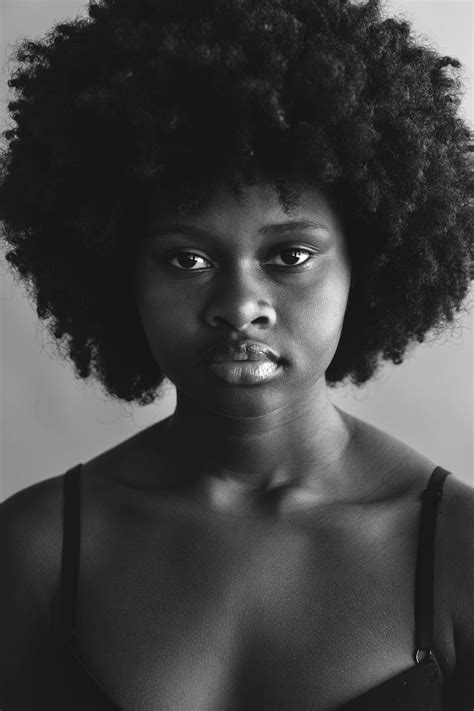 Beautiful Naked Black Woman Afro Premium Photo Rawpixel
